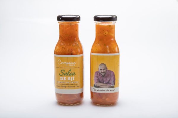 Salsa de ají con tomate de árbol.